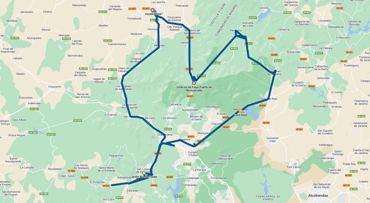 Ruta sierra de Madrid 2023